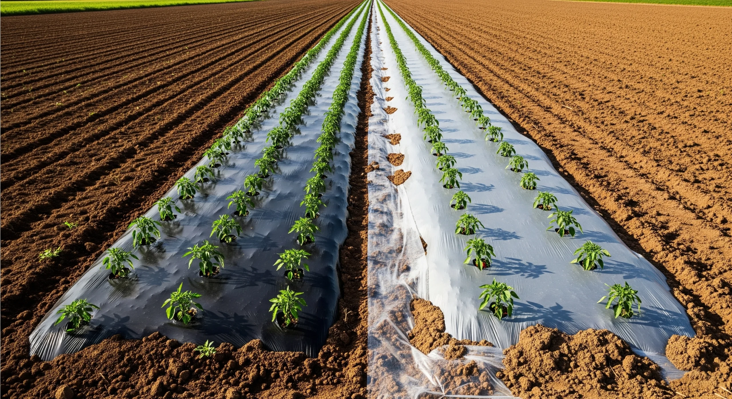 क्या आपके खेत के लिए ब्लैक या ट्रांसपेरेंट मल्च फिल्म बेहतर है?