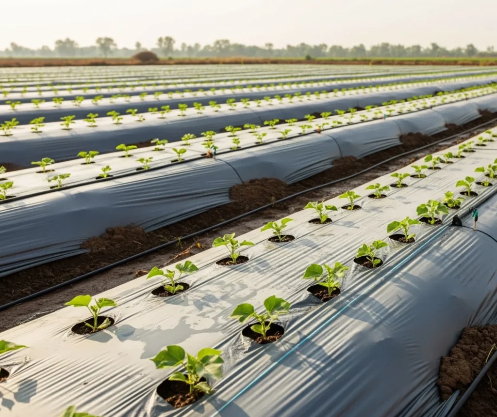 जल संरक्षण में मल्च फिल्म की भूमिका