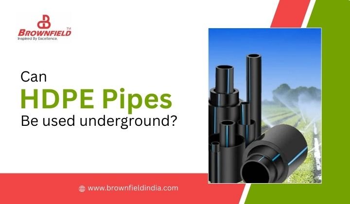 Can HDPE be used underground? HDPE pipes installed underground for water supply and drainage systems.